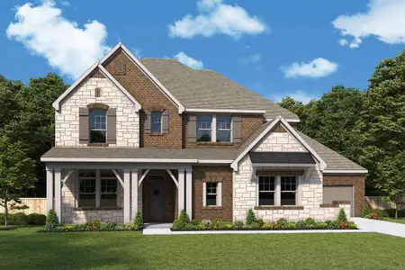 New construction Single-Family house 2262 Village Trl, Lakewood Village, TX 75068 The Ranchwood- photo 0