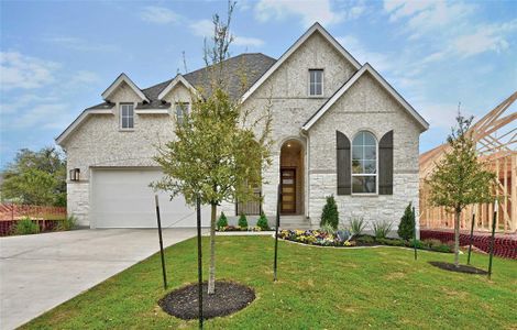 New construction Single-Family house 346 Five Mile Creek Way, Kyle, TX 78640 Oxford Plan- photo 25 25