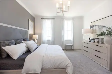 New construction Condo house 4487 Watervale Wy, Unit 283, Peachtree Corners, GA 30092 plan The Cochran - image 3