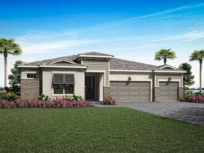 New construction Single-Family house 10807 SW Tradition Sq, Port St. Lucie, FL 34987 plan Noble - image