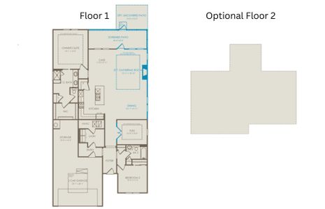 Floor Plan Level 1 and Optional Floor Plan Level 2