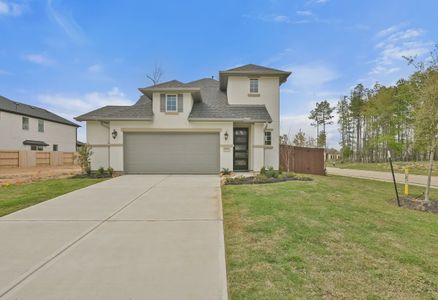 New construction Single-Family house 16319 Placid Stream St, Conroe, TX 77302 Plan 3049 Elevation B- photo 0 0