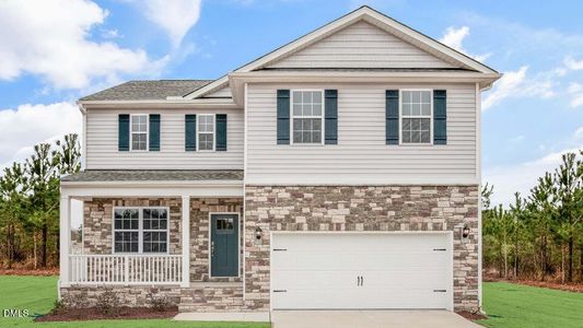 New construction Single-Family house 45 Babbling Creek Dr, Youngsville, NC 27596 plan Galen - image