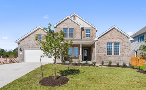 New construction Single-Family house 243 Possumhaw Ln, San Marcos, TX 78666 plan Amber - image