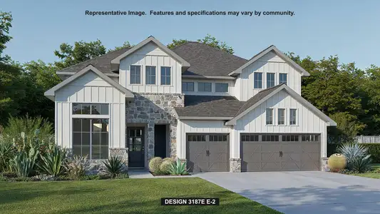 New construction Single-Family house 9000 Fallkill Dr, Austin, TX 78744 plan 3187E - image
