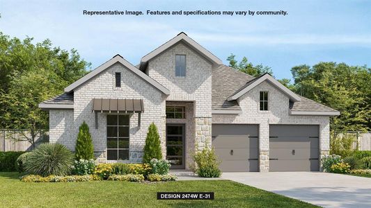 New construction Single-Family house 12323 Grassy Bend Drive, Mont Belvieu, TX 77523 2474W- photo 0