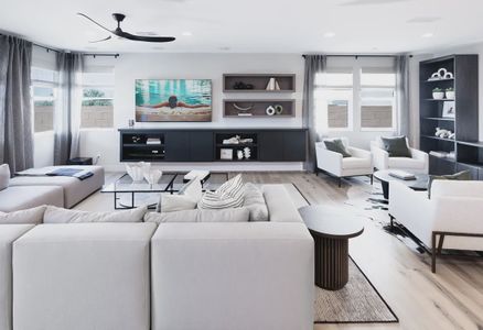 New construction Single-Family house 7276 W Running Deer Trl, Peoria, AZ 85383 plan 4014 Elevation F - image