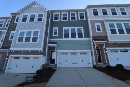 New construction Townhouse house 2719 Hunter Woods Dr, Apex, NC 27502 Hyde Park - Front Entry Townhomes- photo 47 47