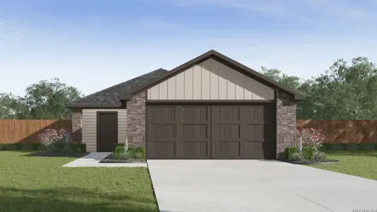 New construction Single-Family house 1247 Avery Ranch Dr, New Braunfels, TX 78130 plan The Caprock - image
