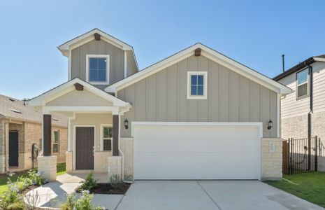 New construction Single-Family house 469 Bristlecone Bnd, Liberty Hill, TX 78642 plan Gustine - image