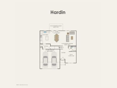 Pulte Homes, Hardin floor plan