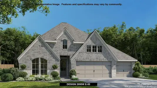 New construction Single-Family house 122 Post Oak, Castroville, TX 78009 Design 2895W- photo 0 0