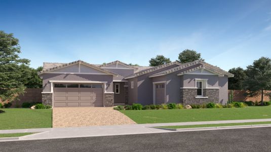 New construction Single-Family house 23061 E Nightingale Rd, Queen Creek, AZ 85142 Revelation Plan 6081- photo 0 0