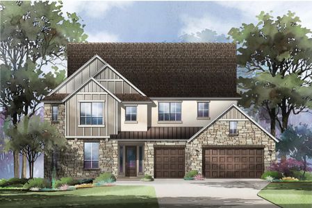 New construction Single-Family house 105 Estrella Ln, Boerne, TX 78006 plan Navarro - image