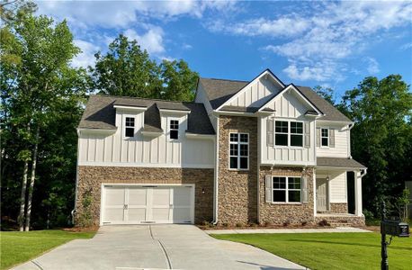 New construction Single-Family house 16 Grove Point Wy, Cartersville, GA 30120 Hampton CC- photo 0