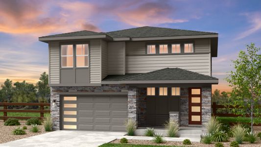 New construction Single-Family house 8742 Yellowcress St, Littleton, CO 80125 plan Eagle - image