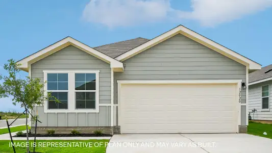 New construction Single-Family house 13310 Cerise Queen Wy, Mustang Ridge, TX 78610 plan The Taylor - image