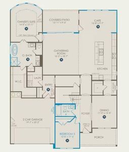 Pulte Homes, Oak Grove floor plan