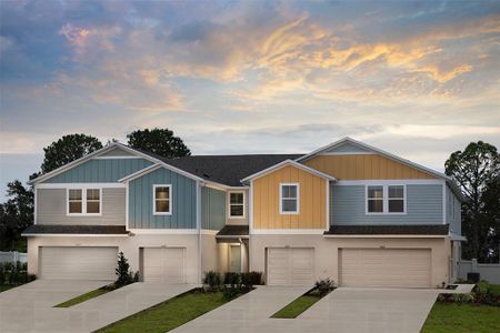 New construction Townhouse house 3831 King Hill Dr, Haines City, FL 33844 Tulum- photo 0