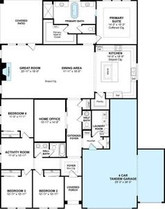 The Frankfurt floor plan by K. Hovnanian Homes. 1st Floor Shown. *Prices, plans, dimensions, features, specifications, materials, and availability of homes or communities are subject to change without notice or obligation.