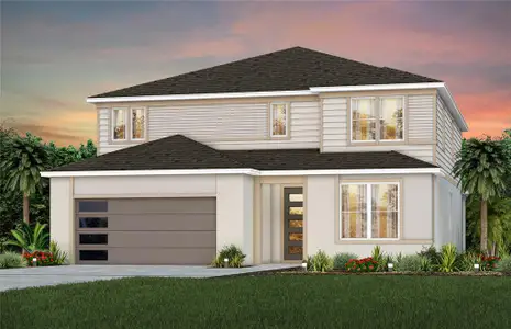 New construction Single-Family house 2105 Mossy Vine Ave, St. Cloud, FL 34771 plan Yorkshire - image