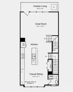 New construction Townhouse house 3008 Rexton Ln, Charlotte, NC 28262 plan Breckenridge II - image