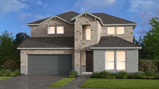 New construction Single-Family house 171 Pigeon River Rd, Kyle, TX 78640 Carmine- photo 0