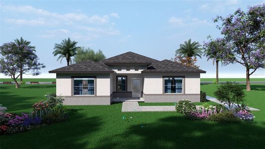 New construction Single-Family house 2665 Trafalgar Blvd, Kissimmee, FL 34758 plan Buckingham Flex - image
