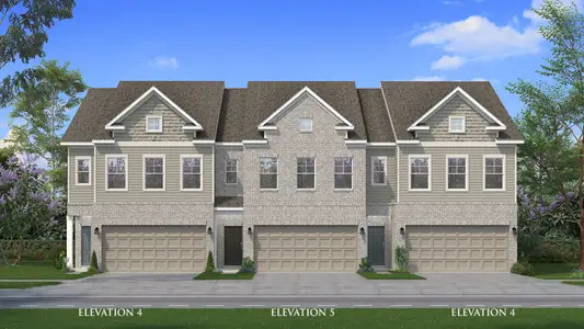 New construction Townhouse house 169 Abbott Rd Sw, Conyers, GA 30094 plan Luca - image