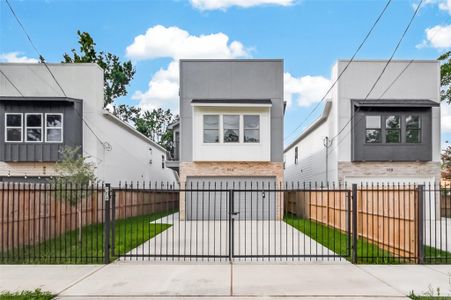 New construction Single-Family house 90 Burress St, Unit A, Houston, TX 77022 - image