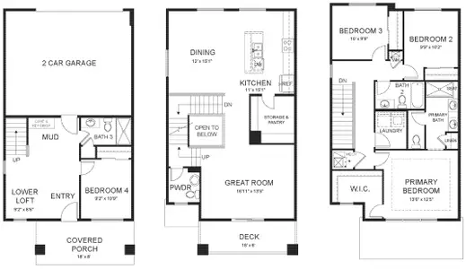 New construction Single-Family house 10791 Spalding Vw, Colorado Springs, CO 80908 plan Brendon - image