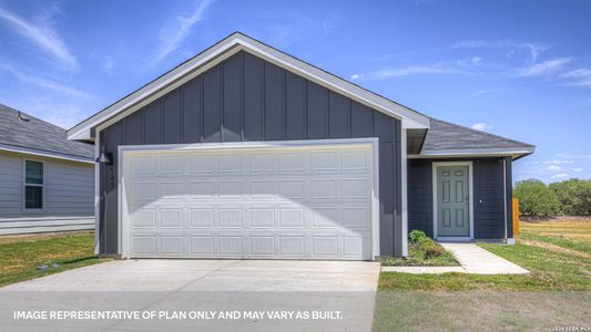 New construction Single-Family house 303 Windflower Cv, Luling, TX 78648 plan The Barton - image
