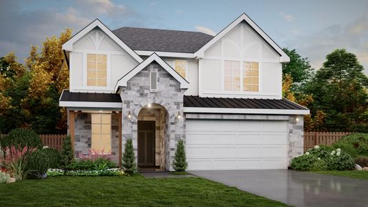New construction Single-Family house 233 Gathering Dr, San Antonio, TX 78253 plan Imperial View - image