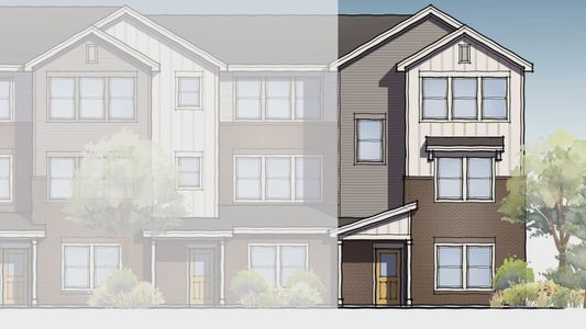 New construction Townhouse house 5433 N Eaton Park Wy, Aurora, CO 80019 plan Harvard - image