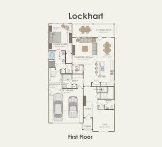 Pulte Homes, Lockhart floor plan