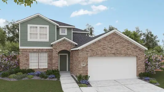New construction Single-Family house 13301 Barn Chime St, Elgin, TX 78621 plan Southfork - image