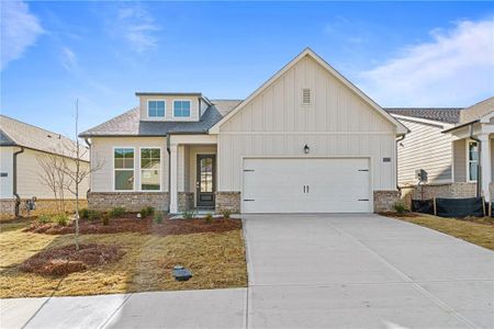 New construction Single-Family house 1682 Juniper Berry Wy, Loganville, GA 30052 Glenwood B- photo 0