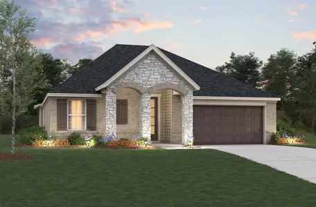 New construction Single-Family house 21715 Carballo Oak Trl, Tomball, TX 77377 plan Allegheny - image
