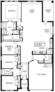 D.R. Horton's The Maple floorplan - All Home and community information, including pricing, included features, terms, availability and amenities, are subject to change at any time without notice or obligation. All Drawings, pictures, photographs, video, square footages, floor plans, elevations, features, colors and sizes are approximate for illustration purposes only and will vary from the homes as built.