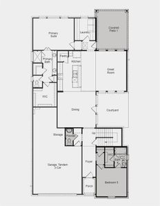 Structural Options Added: 5th bedroom and full bath, powder room