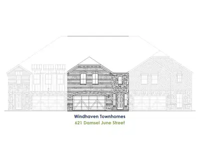 New construction Single-Family house 621 Damsel June St, Lewisville, TX 75056 plan TH Building 8 Unit 2 W - image