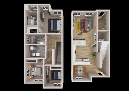 New construction Townhouse house 1400 Akron St, Aurora, CO 80010 plan Unit 5 - image 3