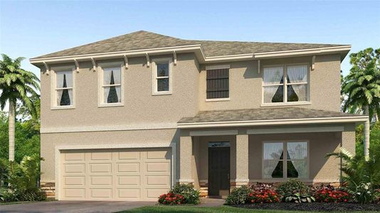 New construction Single-Family house 7248 Broad River Ave, Land O' Lakes, FL 34638 Hayden- photo 0