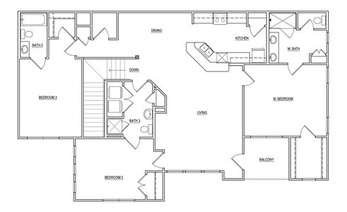 New construction Condo house 301 Flowering Peach Ct, Charleston, SC 29414 plan The Tradd - image 6