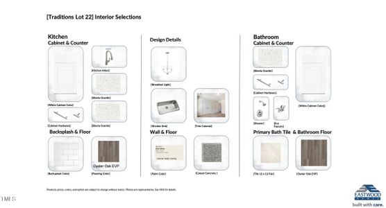 Traditions Lot 22 Storyboard