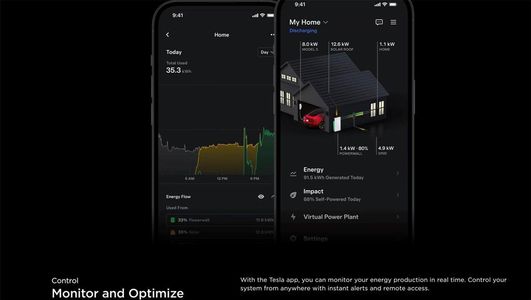 Tesla App to monitor and optimize your energy production. Control your system anywhere with instant alerts and remote access.