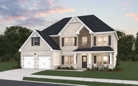 New construction Single-Family house 384 Mistwood Ct, McDonough, GA 30253 plan Douglas - image