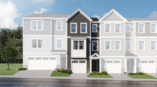 New construction Townhouse house Leland Crest Drive, Apex, NC 27539 - photo 0