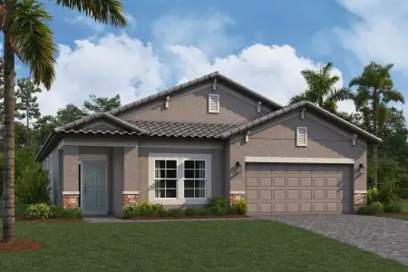 New construction Single-Family house 1689 Rivulet Wy, Zephyrhills, FL 33541 plan Newport II - image