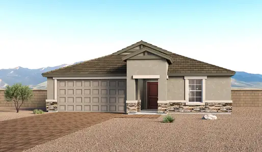 New construction Single-Family house 755 W Calle Lupa, Sahuarita, AZ 85629 plan Kingston - A40K - image
